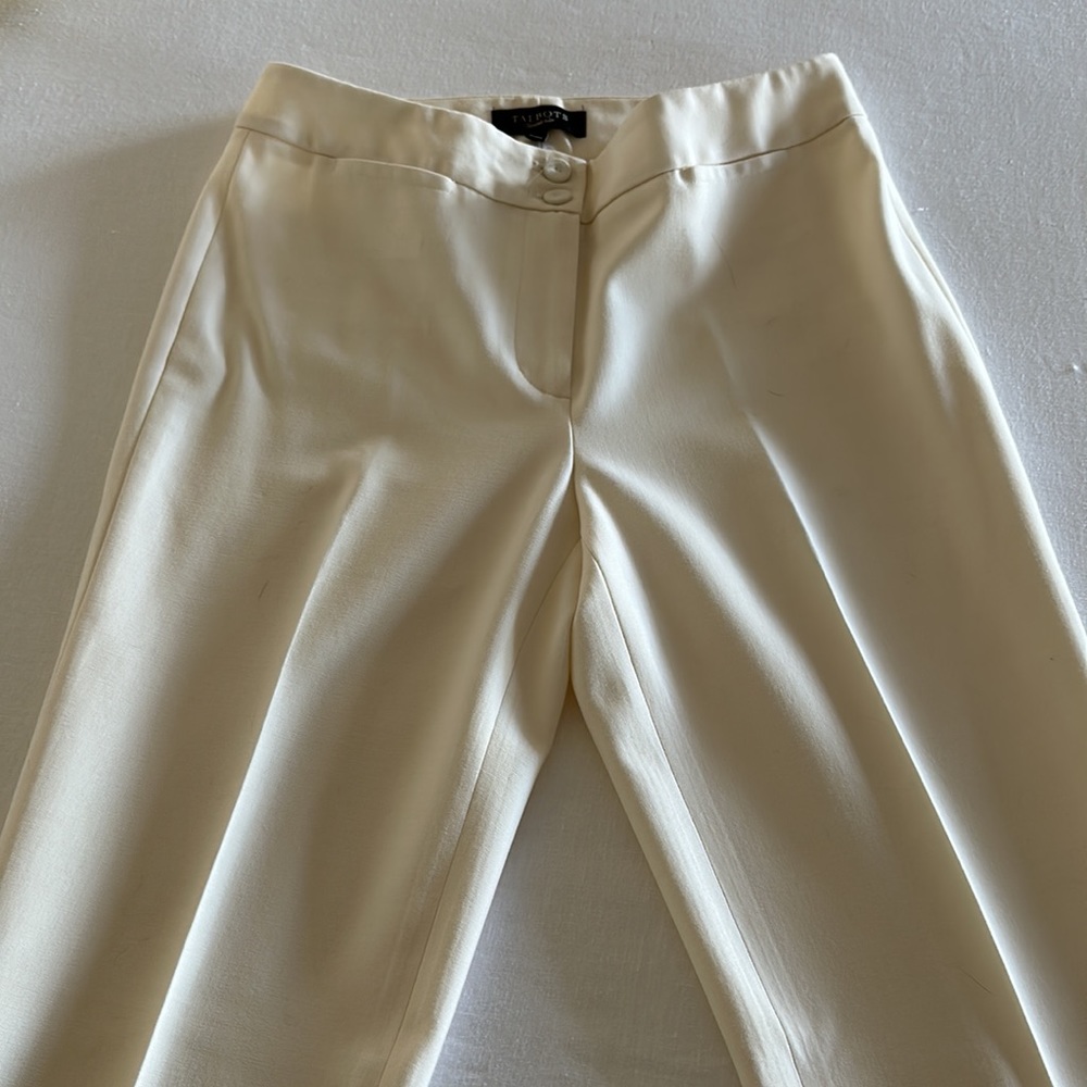 Talbots Heritage Pants in Ivory Size 4